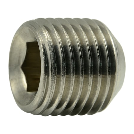 Midwest Fastener 1/2"-20 x 1/2" 18-8 Stainless Steel Fine Thread Hex Socket Headless Set Screws 5PK 38935
